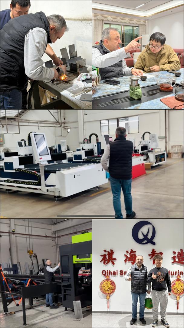 Latest company Cases about Philippine Hotel Furniture Maker Chooses Qihai QH-12024GB 12m Tube Laser Cutter with Bevel Cutting