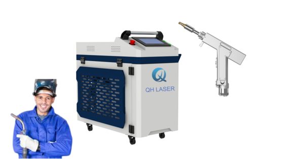 Buy Metal Air Cooled Handheld Laser Welding Machine 1500W 1070nm Wavelength online manufacture