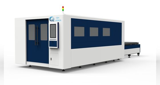 satın al Çift Platform Kapalı Tip Sac Lazer Kesim Makinesi Yüksek Hızlı online manufacture