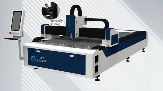 comprar QH-6020F Máquina de corte por láser para biselado y corte de chapa metálica online manufacture