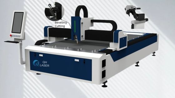 Buy QH-6025F Beveling Cutting Sheet Metal Laser Cutting Machine online manufacture