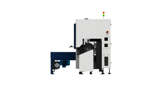 kaufen Seitlich montierte Faserlaser-Metallschneidmaschine für Rund- und Vierkantrohre, 0,03 mm X- und Y-Achse online manufacture