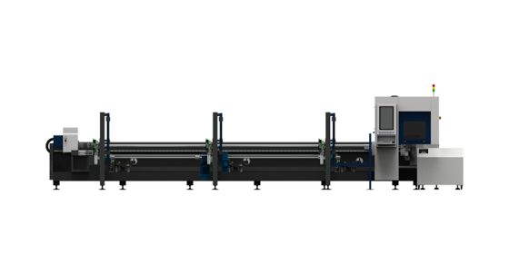 Buy Tube Metal Laser Cutting Machine Side Mounted Lathe Fully Automatic Loading online manufacture