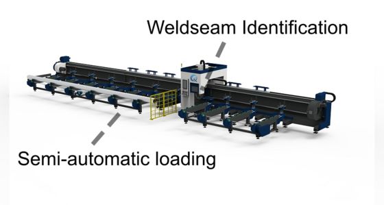 kaufen QH-GC3-H    3-Backenfutter Schwerlast-Drehmaschine für Rohrschnitt Schweißnahtidentifizierung Halbautomatisches Beladen online manufacture