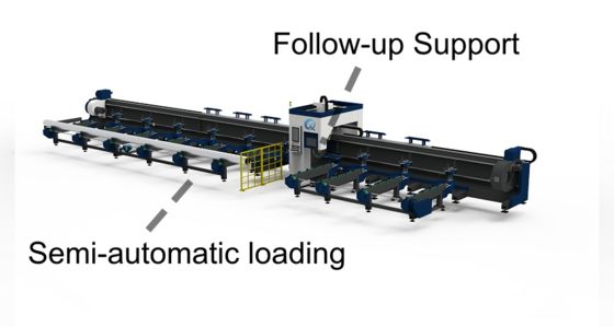 comprar QH-GC3-H    Máquina de corte de tubos para torno de serviço pesado de 3 mandíbulas, carregamento semiautomático e suporte de acompanhamento online manufacture