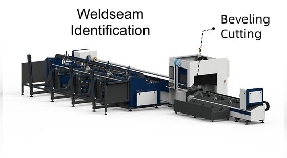 kaufen QH-GC3-S  3-Backenfutter Rohrschneidmaschine Standardmodell Nahtidentifizierung Anfasen Schneiden online manufacture