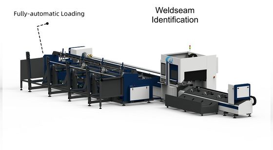 kopen QH-GC3-S  3 Klauw Tube Snijmachine Standaard Model Lasnaad Identificatie Volautomatisch Laden online manufacture
