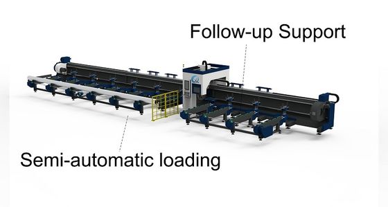 Buy QH-GC3-S  3 Chucks Tube Cutting Machine Standard Model Side-mounted Lathe Follow-up Support online manufacture