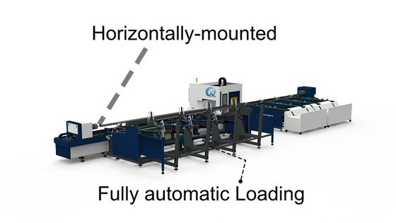kaufen QH-GC3-S 3-Backenfutter Rohrschneidemaschine Standardmodell Horizontal montierte Drehmaschine Vollautomatische Beladung online manufacture