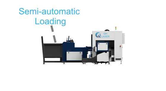 acheter Tour horizontal à chargement semi-automatique pour découpe laser de tôle métallique, 3 mandrins online manufacture