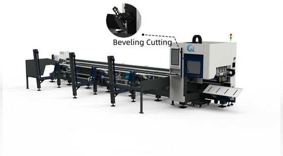 شراء آلة قطع الأنابيب بالليزر QH-GZ بدون ذيل مع قطع مشطوف online manufacture