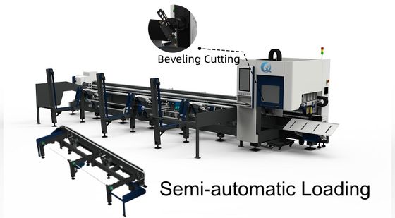 comprare QH-GZ Macchina per il taglio laser senza coda con smussatura e carico semiautomatico online manufacture