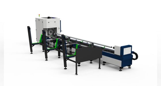 kopen QH-GZ Zero-tailing Laserbuis Snijmachine Horizontaal gemonteerde Draaibank Volautomatisch Laden online manufacture