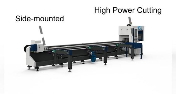 kaufen Hochleistungs-Standardmodell-Röhren-Metall-Laserschneidmaschine, seitlich montierte Drehmaschine online manufacture