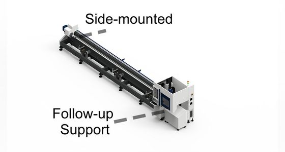Buy Water Cooling Tube Cutting Machines Side Mounted Lathe Follow Up Support online manufacture