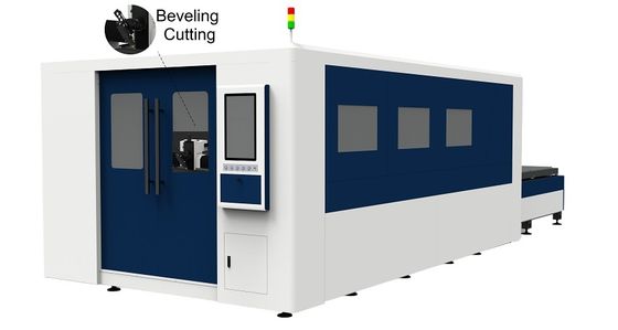 Buy QH - 3015FB Beveling Dual-platform Enclosed type Laser Cutting Machine online manufacture