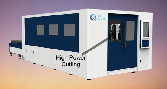 Mua QH - 6015FB Máy cắt laser tấm loại kín công suất cao hai nền tảng 6000W - 20KW online manufacture