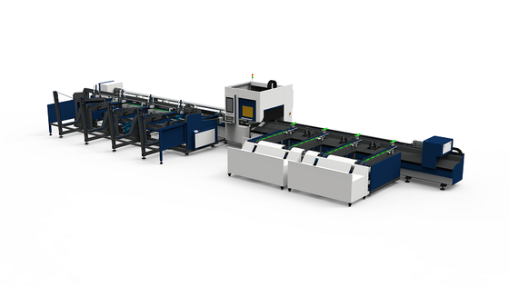 Buy QH-12012GZ 12m Tube Length 120mm Chuck 1500W-12000W CNC Tube Laser Cutting Machine with Zero Tailing Cutting online manufacture