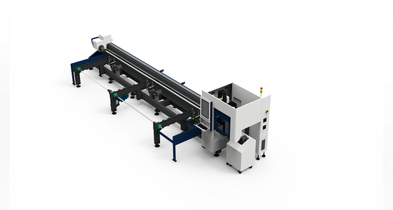 Buy QH-6024GZ 6m Tube Length 240mm Chuck 3000W-20000W CNC Tube Laser Cutting Machine with Zero Tailing Cutting online manufacture